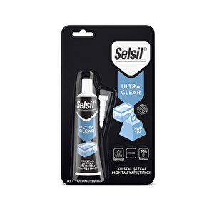 Selsil Ultra Clear Montaj Yapıştıcı Şeffaf 50 ml