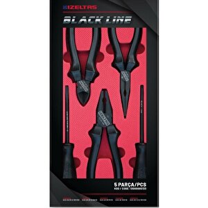 İzeltaş İzeltaş Black Line 5 Parça Set